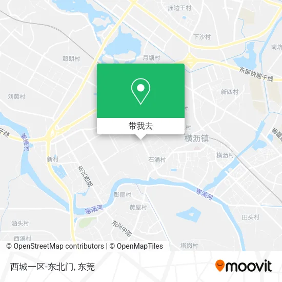 西城一区-东北门地图