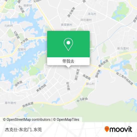 杰克仕-东北门地图