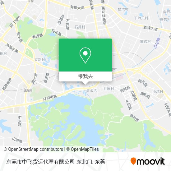 东莞市中飞货运代理有限公司-东北门地图