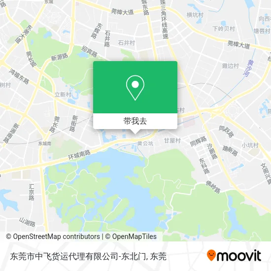 东莞市中飞货运代理有限公司-东北门地图