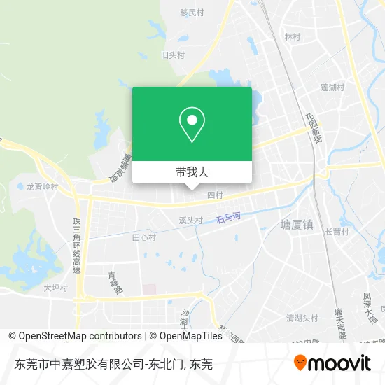 东莞市中嘉塑胶有限公司-东北门地图