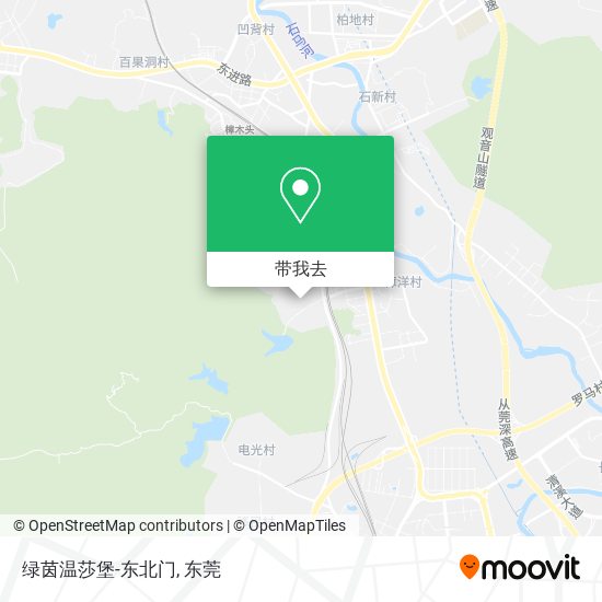绿茵温莎堡-东北门地图