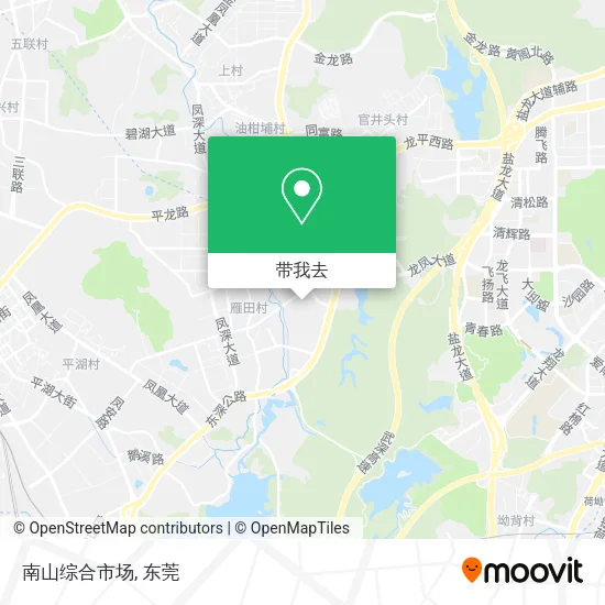 南山综合市场地图