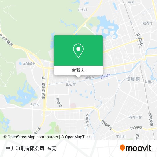 中升印刷有限公司地图