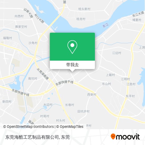 东莞海酷工艺制品有限公司地图