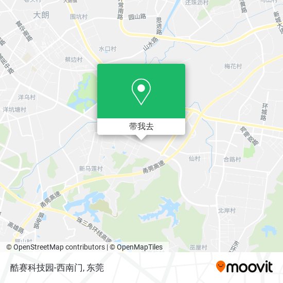 酷赛科技园-西南门地图