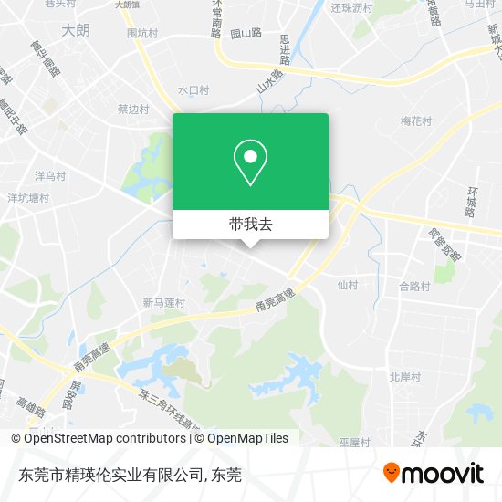 东莞市精瑛伦实业有限公司地图