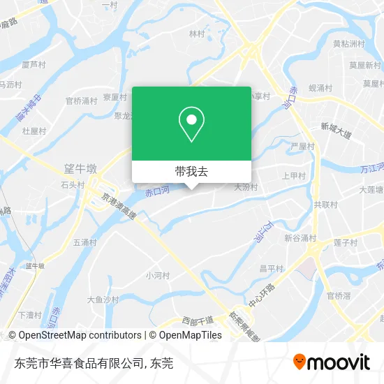 东莞市华喜食品有限公司地图