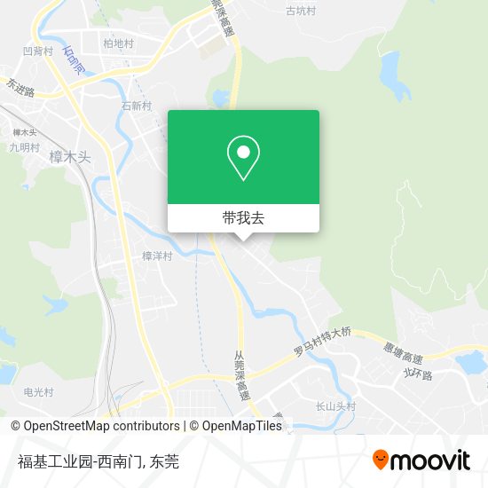福基工业园-西南门地图