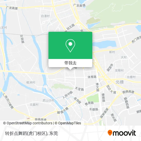 转折点舞蹈(虎门校区)地图