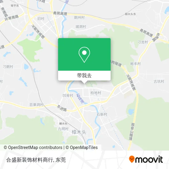合盛新装饰材料商行地图