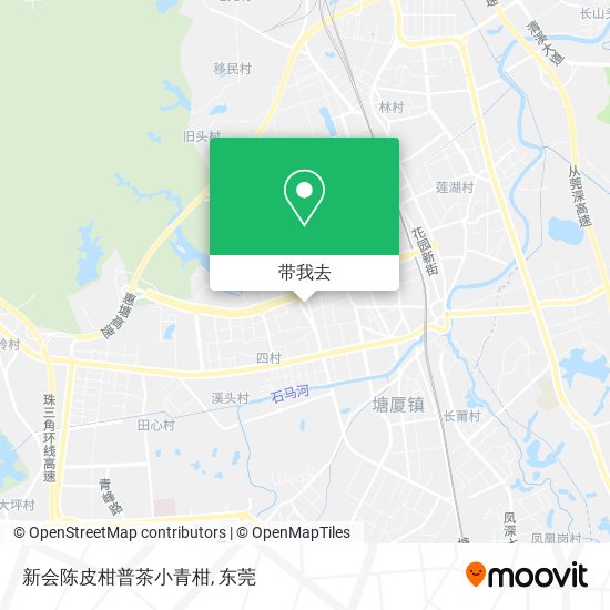 新会陈皮柑普茶小青柑地图