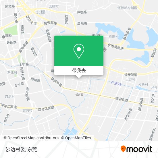 沙边村委地图