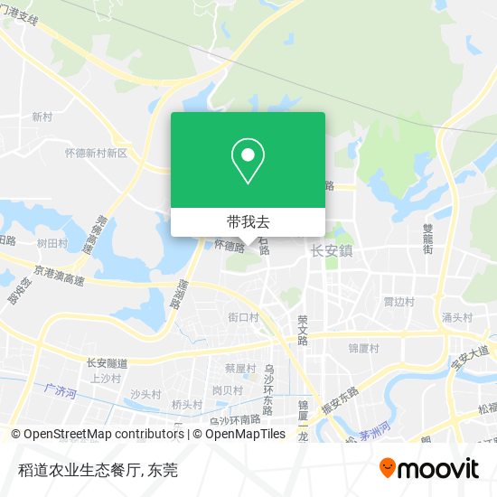 稻道农业生态餐厅地图