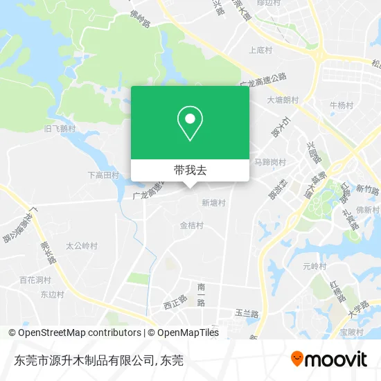 东莞市源升木制品有限公司地图