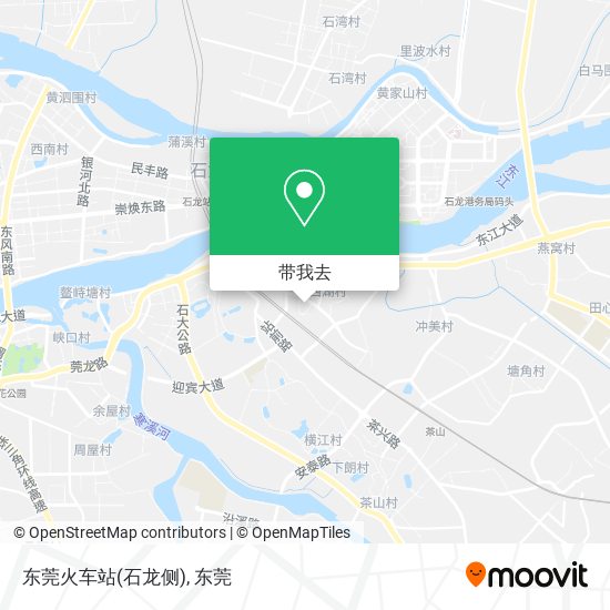 东莞火车站(石龙侧)地图