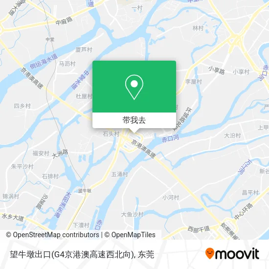 望牛墩出口(G4京港澳高速西北向)地图