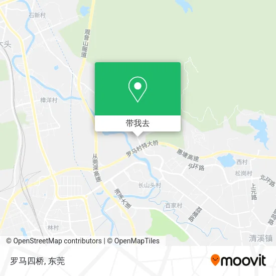 罗马四桥地图