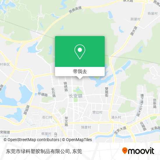 东莞市绿科塑胶制品有限公司地图