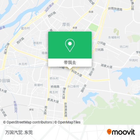 万国汽贸地图