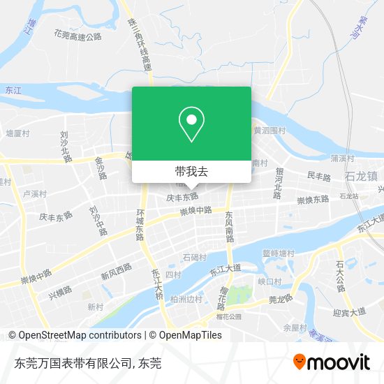 东莞万国表带有限公司地图