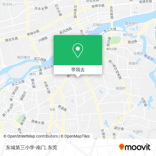 东城第三小学-南门地图