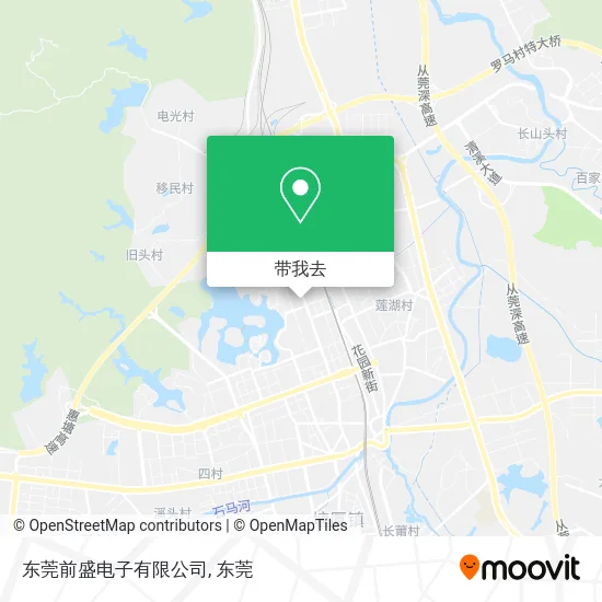 东莞前盛电子有限公司地图