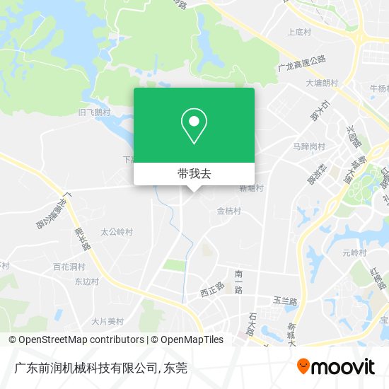 广东前润机械科技有限公司地图