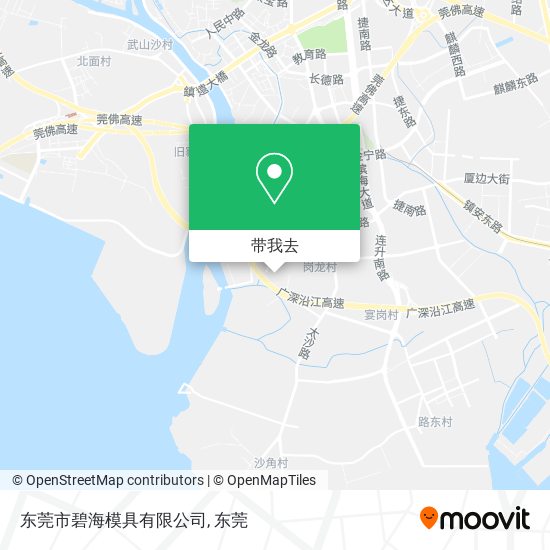 东莞市碧海模具有限公司地图