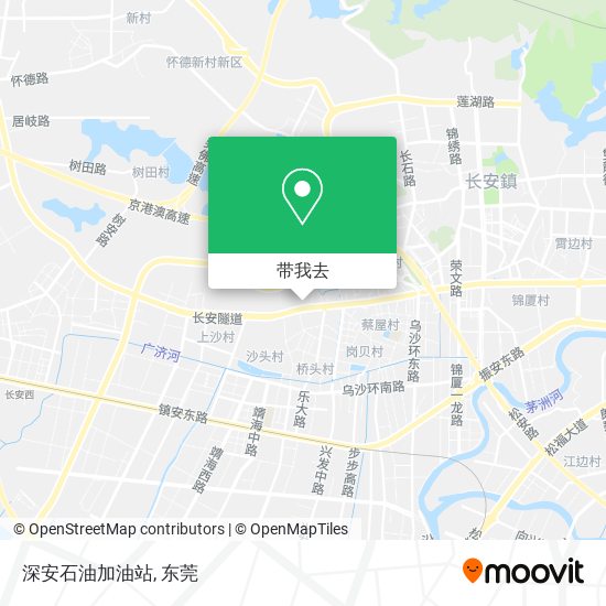 深安石油加油站地图
