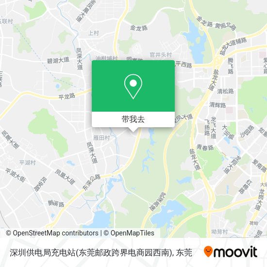 深圳供电局充电站(东莞邮政跨界电商园西南)地图