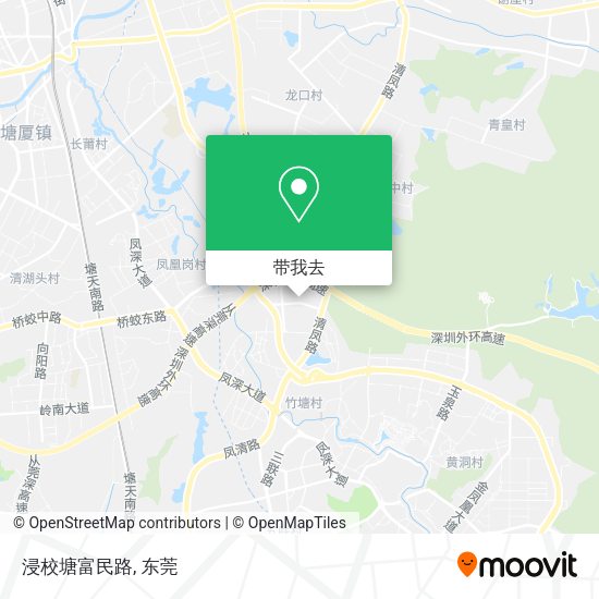 浸校塘富民路地图