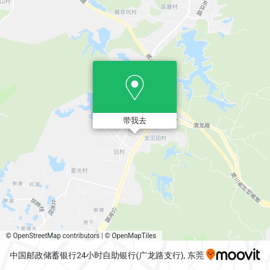 中国邮政储蓄银行24小时自助银行(广龙路支行)地图