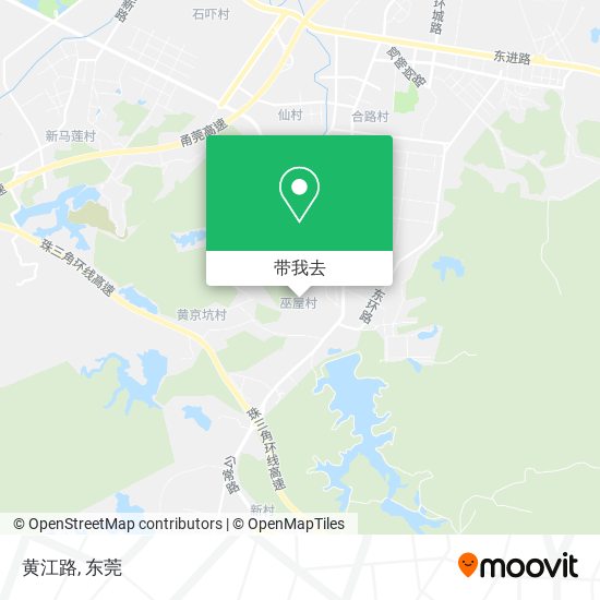 黄江路地图