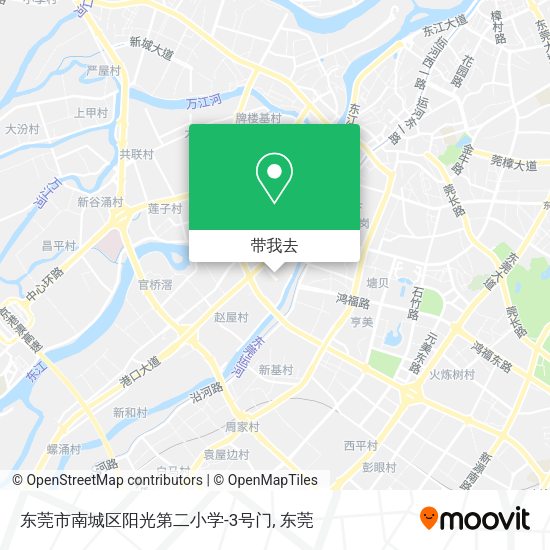 东莞市南城区阳光第二小学-3号门地图