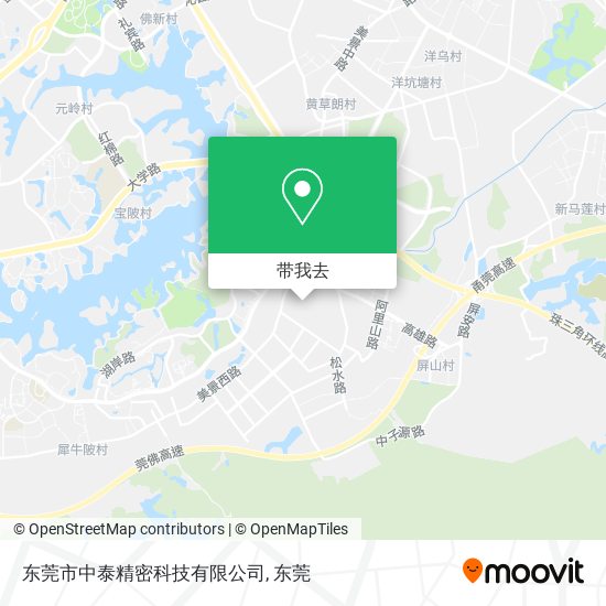 东莞市中泰精密科技有限公司地图
