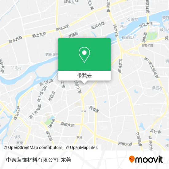 中泰装饰材料有限公司地图