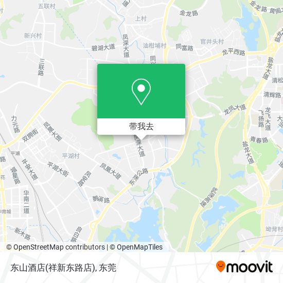 东山酒店(祥新东路店)地图