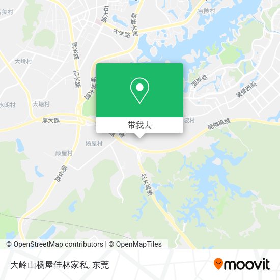 大岭山杨屋佳林家私地图