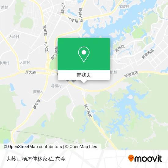 大岭山杨屋佳林家私地图