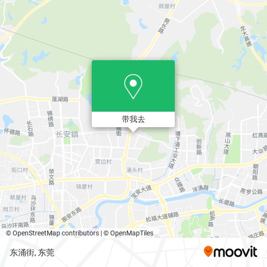 东涌街地图