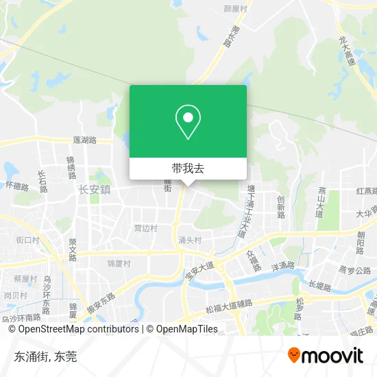 东涌街地图