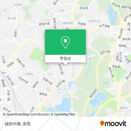 镇田中路地图