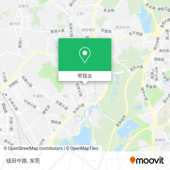 镇田中路地图