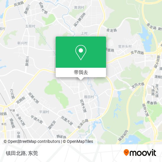 镇田北路地图