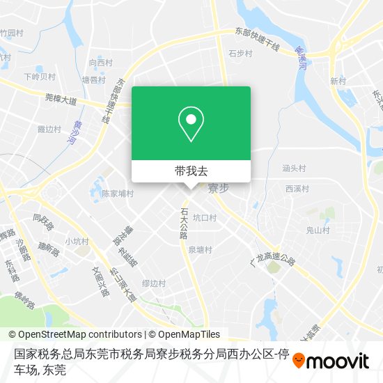 国家税务总局东莞市税务局寮步税务分局西办公区-停车场地图
