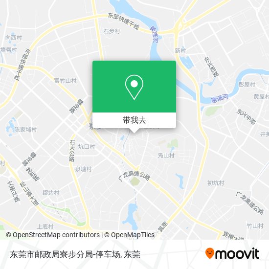 东莞市邮政局寮步分局-停车场地图