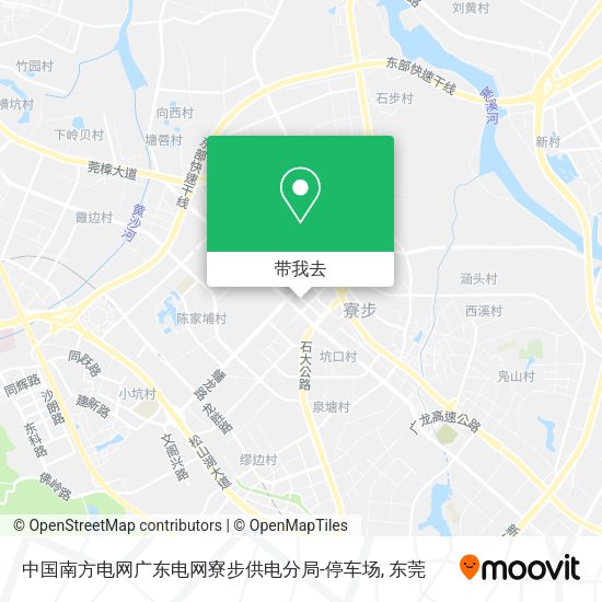 中国南方电网广东电网寮步供电分局-停车场地图