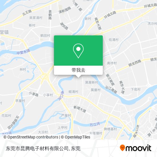 东莞市昆腾电子材料有限公司地图