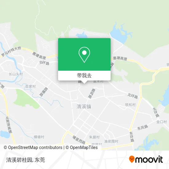 清溪碧桂园地图